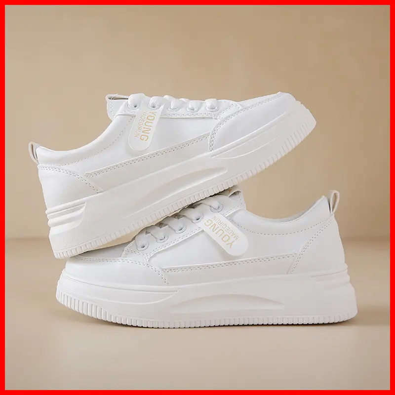 【100% impor】 sepatu sepatu wanita sepatu kasual sepatu kets sepatu kets kasual casual terbaru imurah keren COD Merah 0