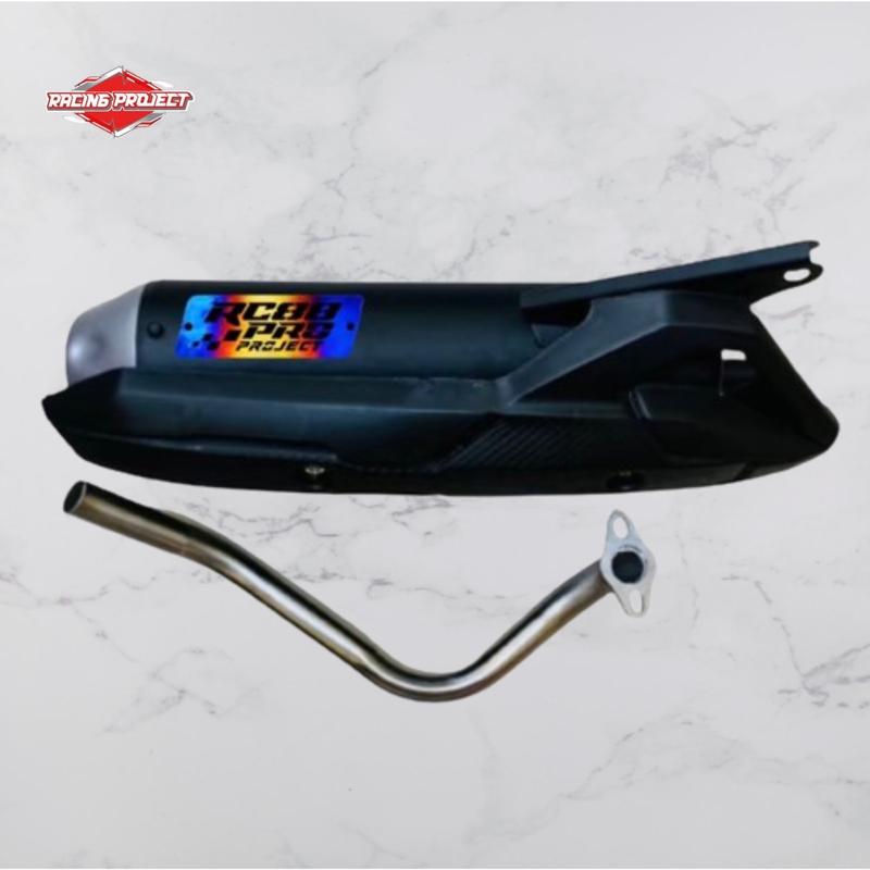 Product Introduction of KNALPOT ORIGINAL PRODUK RC88PRO STANDAR RACING BUAT ALL MATIC BEAT / VARIO / MIO / PCX / SCOOPY & DLL 1
