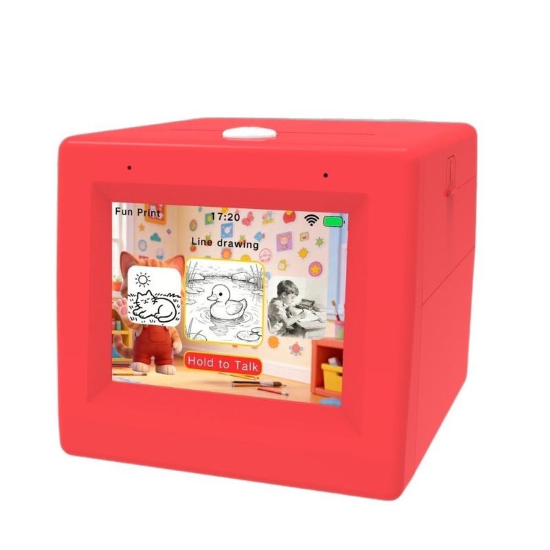 Di động Điều khiển bằng giọng nói Máy in AI Magic Box In ấn không mực Kết nối…