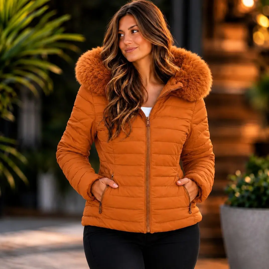 Jaqueta Feminina Puffer Forrada Premium | Quentinha, Leve e Estilosa