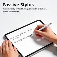 Gambar GOOJODOQ CD001 3-in-1 Stylus Pen with Disc Tip Fiber Tip and Ballpoint Pen - No Charging Required, Premium Aluminum Casing dari Goojodoq Professionals Kab. Tangerang 5 Tokopedia