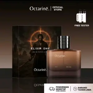 Octarine Elixir One Eau de Parfum Parfum Pria dengan Aroma Tahan Lama dan Gratis Tester Refill Bebas Perfume Unisex