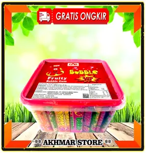 PERMEN TATO BUBBLE GUM ISI 100 BUTIR