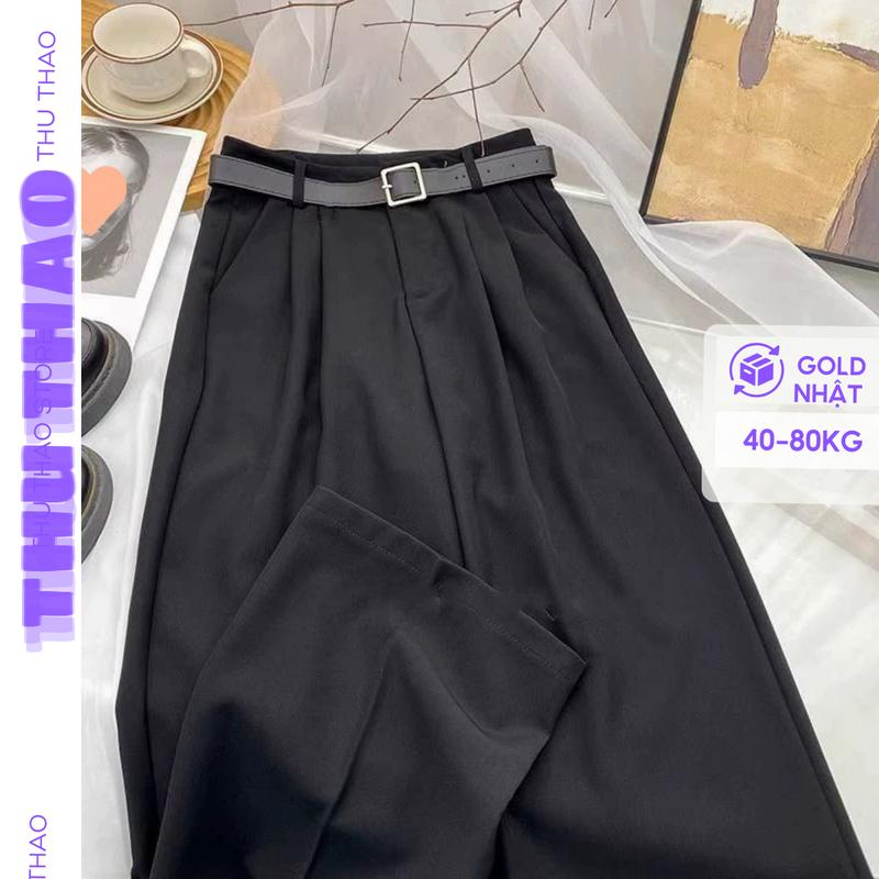 {Update Vải Gold Nhật}Quần ống suông nữ BIGSIZE dáng dài form đẹp Pants Women