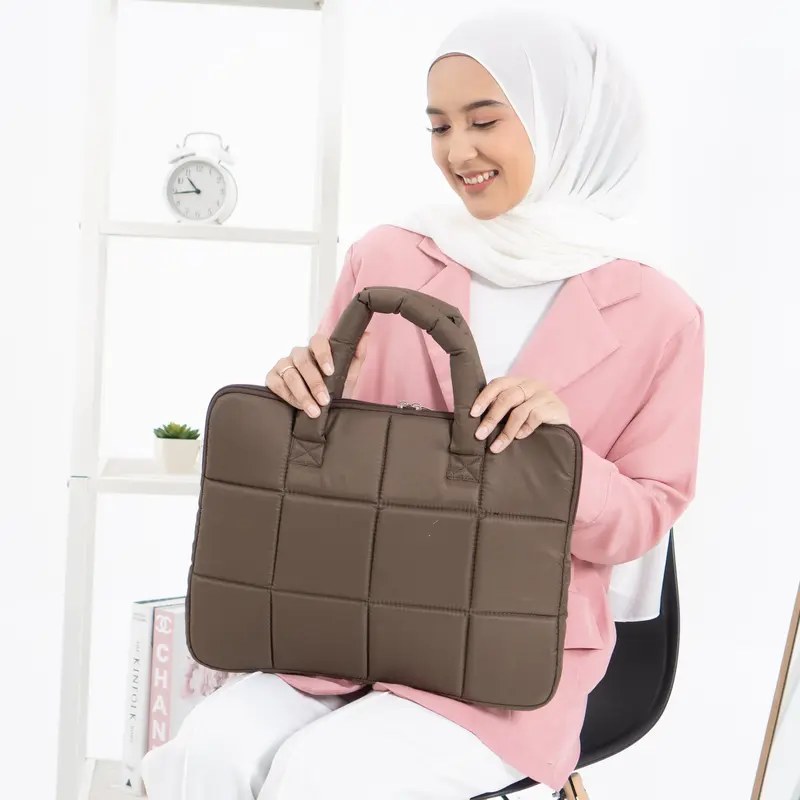 Tas laptop puffy totebag laptop tas pelindung laptop | sarung laptop 0