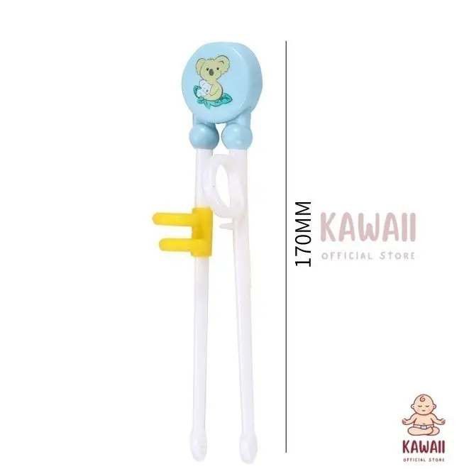 KS Sumpit Anak-anak Kartun Latihan Belajar Makan / Training Chopstick / Sumpit Anak Bayi Karakter 3