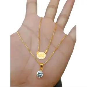 M3 KALUNG ITALI DEWASA PERAK 925 LAPIS MAS Anti Karat Anti Luntur