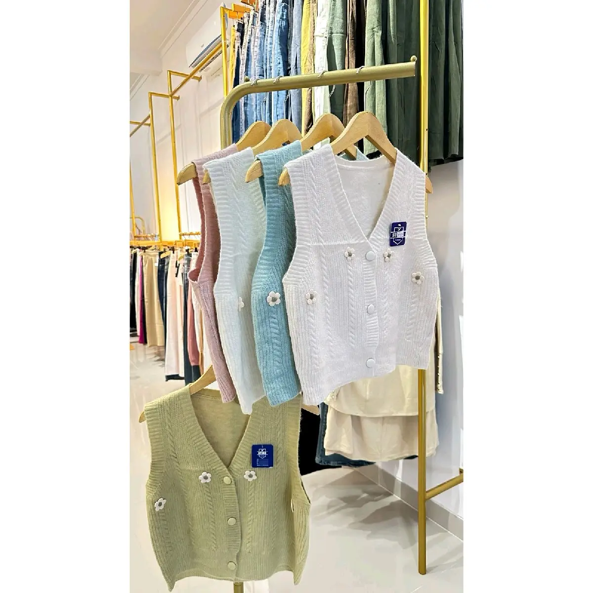 FEMINIM-vest rajut premium no