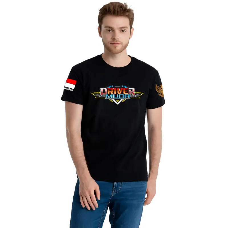 KAOS DISTRO - DRIVER MUDA BCA / BAJU ATASAN PRIA 1