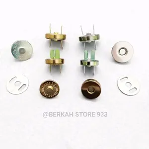 (1 set) Kancing Magnet Tas Premium Ukuran 1.4cm dan 1.8cm untuk Tas Berkualitas Tinggi