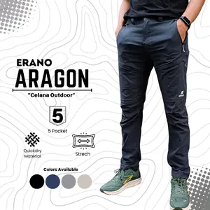 Erano Aragon - Celana Gunung Panjang Celana Outdoor Hiking Pria Wanita Erano Adventure Sport
