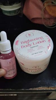 Product Review of Paket body lotion VB+serum boster VB/Booster infused whitening from T**p 0