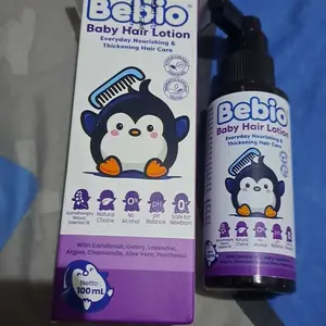 Bebio Baby Hair Lotion 100 ml - 8x Menebalkan & Menutrisi Rambut Bayi & Anak - Rambut Lebat & Wangi Seharian