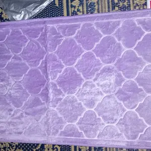 [New Arrival] Sajadah Kubah Polos Anti Slip Medium Tebal Embos Lembut Motif Muslim