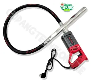 Mesin Getar Pemadat Cor Semen Listrik MATRIX Selang 2M 4M 35MM / Mesin Pemadat Adonan Cor Semen Lantai Elektrik 1000watt 2 4 Meter - Mesin Getar Listrik MATRIX