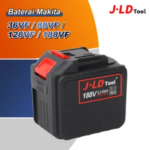 Baterai Makita Kompatibel dengan Impact Wrench, Bor Baterai, dan Grinda Cordless J.LD Tool 188Vf/128Vf/88Vf/36Vf