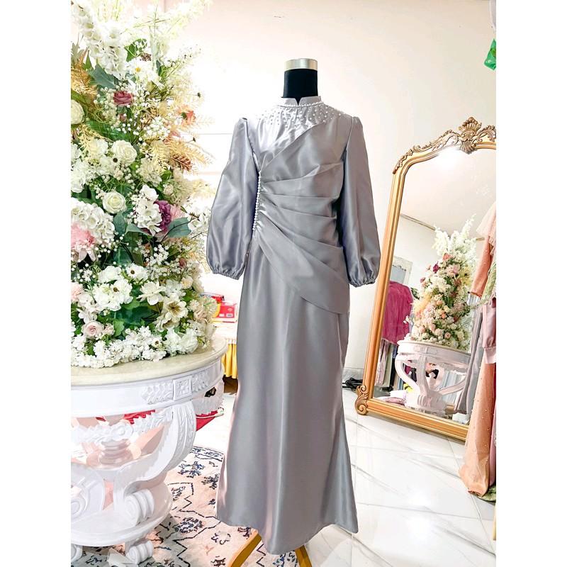 Dress Kondangan Viral Elegan Bergaya dengan Gamis Modern Terbaru - Mewah, Wanita 4