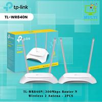 Gambar TPLink TL-WR840N 300MBps Wireless Router (2 pcs) - WHITE dari Multi Komputer Kota Administrasi Jakarta Barat 1 Tokopedia
