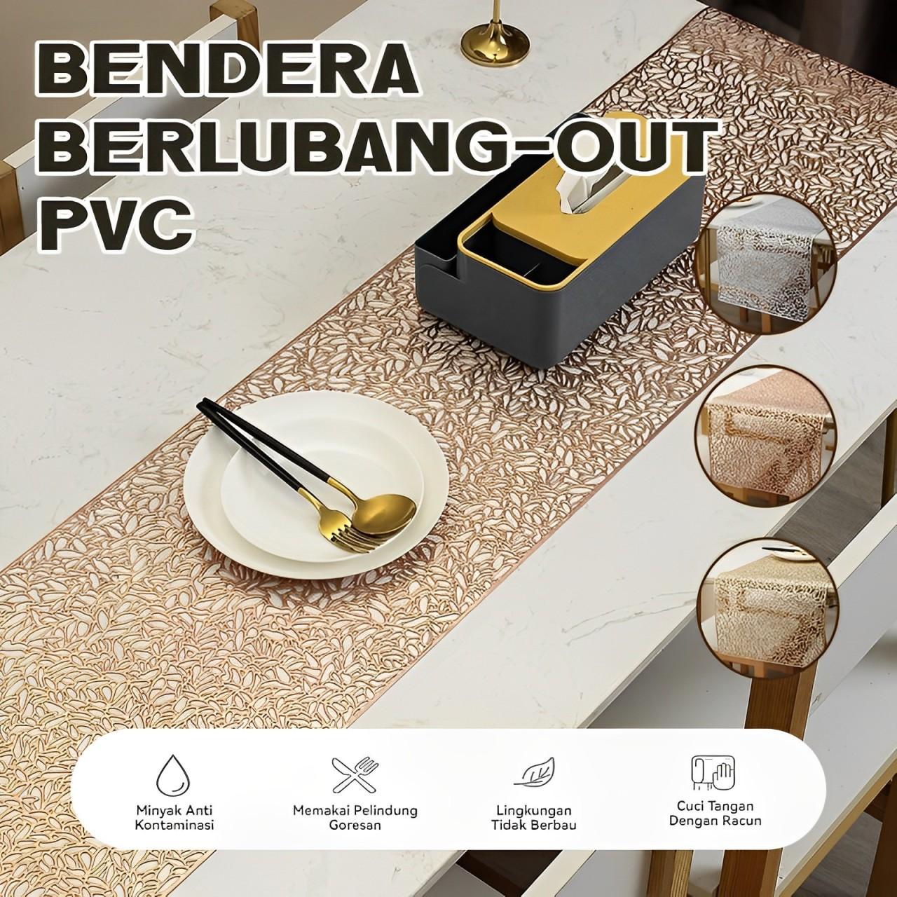 "Taplak Meja Tamu Besar dengan Insulasi Anti Panas dan Tahan Air, Bendera PVC Tikar Barat Kualitas Tinggi"