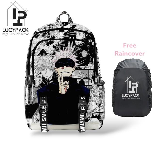 Product Introduction of Tas Ransel Anak Laki-laki Tas Sekolah Kartun Jepang Tas Backpack Free Raincover Anti Air Muatan Besar Fashion Kids Tas Punggung Printing keren 5