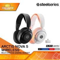 Gambar HEADSET STEELSERIES ARCTIS NOVA 5 Wireless - Gaming Headset - White dari Techno Computer Bali Kota Denpasar 1 Tokopedia