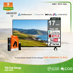 [Pilihan Kreator] EXPOSE TV biasa 17/19/22/24/ inci, mendukung Full HD, audio Dolby, HDR10+, memerlukan dekoder (dijual terpisah), garansi, produk asli, pengiriman hari berikutnya.