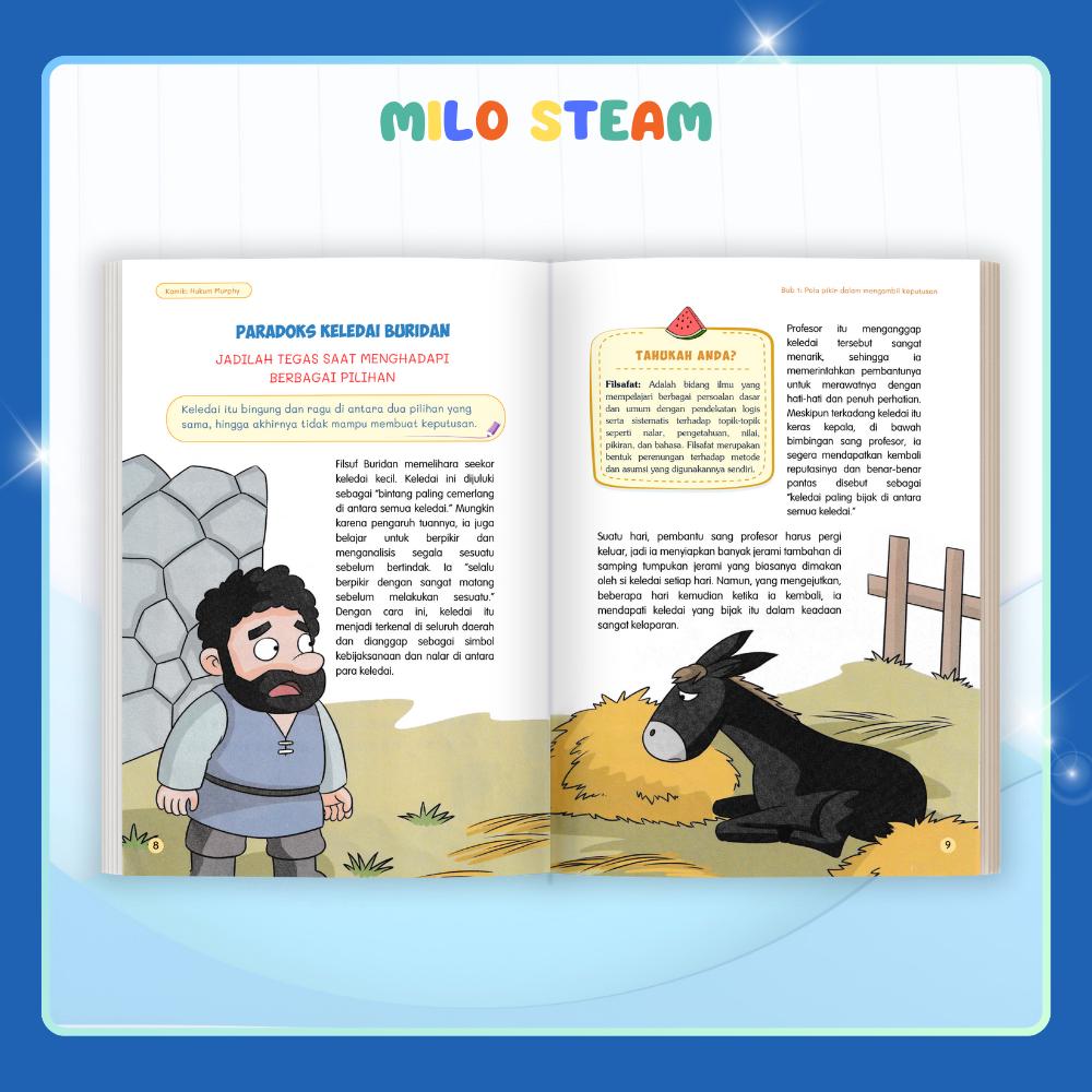 [MiloSteam] Komik Hukum Murphy – 160 Halaman Situasi Psikologis untuk Membantu Anak Memahami & Menanggapi Berbagai Kejadian