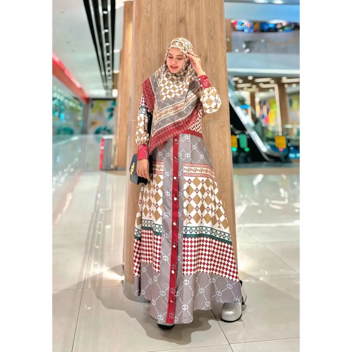 GAMIS AGHNIA DP DITHYA PRATIWI SIGNATURE | GAMIS PRINTING PREMIUM ORIGINAL