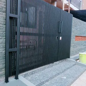 pagar dorong minimalis moderen besi hollow