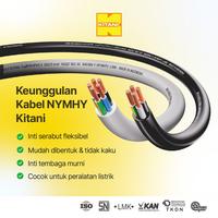 Gambar KITANI - NYMHY 2×2.5 mm² - 50 Meter – Kabel Listrik Tembaga Serabut - Putih dari Kitani Official Store Kota Administrasi Jakarta Barat 3 Tokopedia