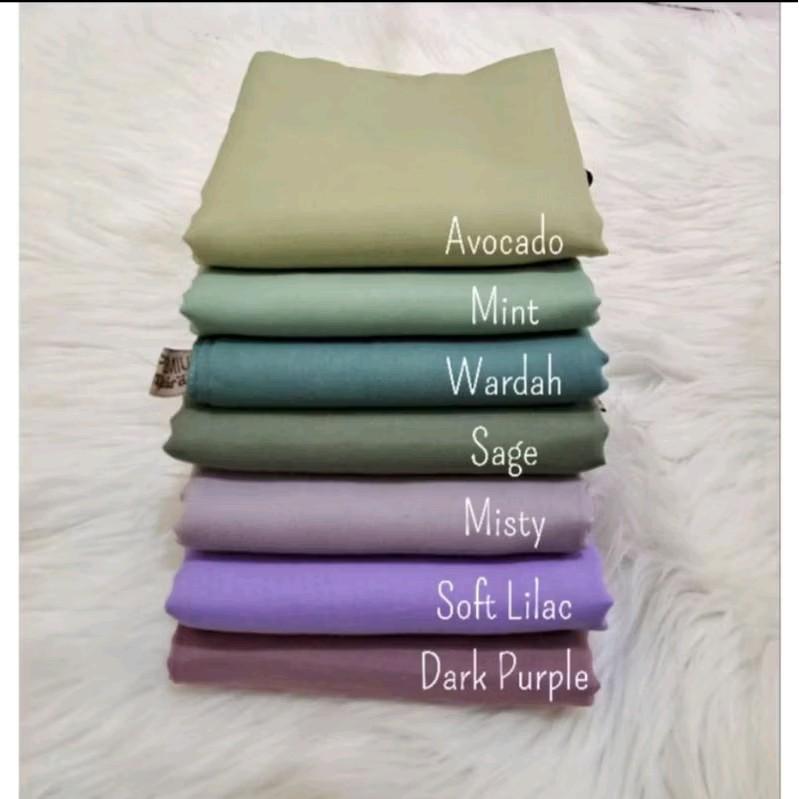 HIJAB SEGI EMPAT PARIS PREMIUM VOAL/PARIS PREMIUM JAHIT TEPI ukuran 110x110 arabian Cantik Square Basic Kerudung Muslim 7