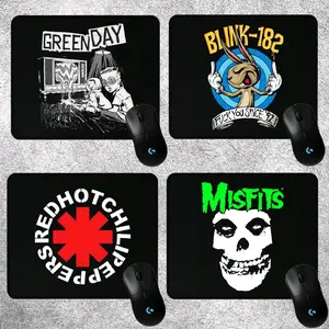 Mouse pad band punk rock variasi Ukuran 22x25 cm premium