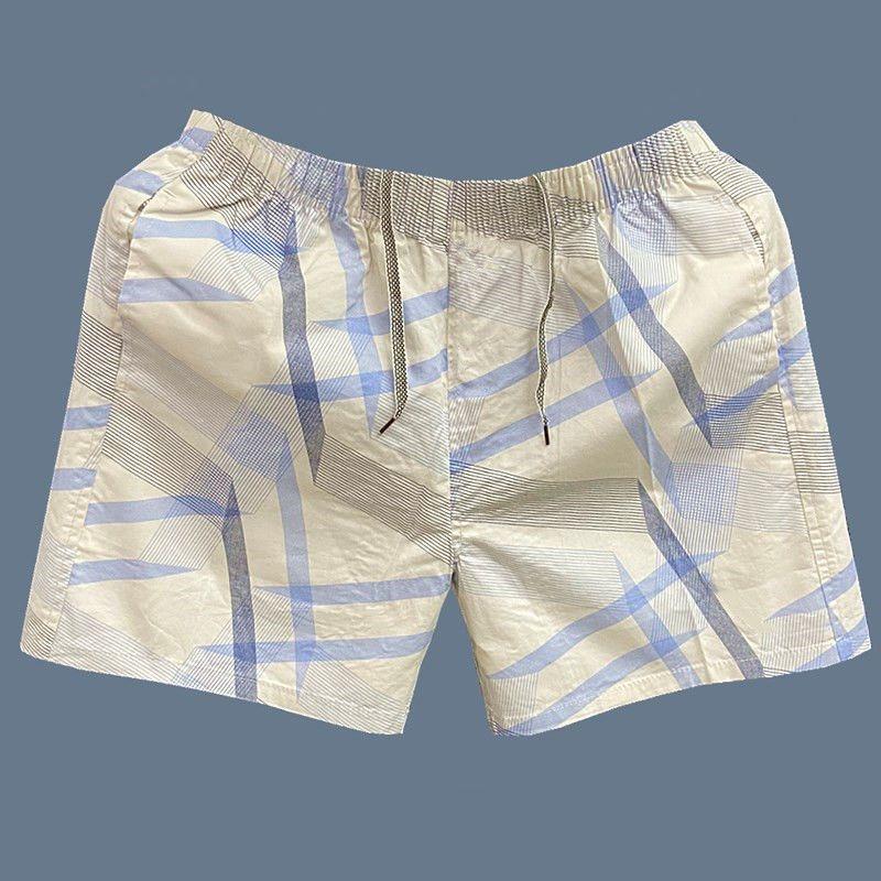 Quần Soóc Đi Biển, Chất Liệu Cotton Mùa Hè, Dành Cho Nam Giới, Eo Co Giãn, Thích Hợp Cho Ngủ Tại Nhà, Dáng Rộng Vừa Vặn, Phong Cách Thường Ngày Tập Thể Dục Và Chạy Bộ, Quần Soóc Ba Phần Tư, Quần Áo Nam aolining quann  hung  tam áo giữ nhiệt quan short a u