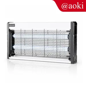 AOKI Insect Killer Mosquito Killer Perangkap Nyamuk Lalat Bug Zapper Lampu UV 22/30 Watt Ungu
