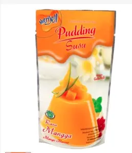Nutrijell Pudding Susu Rasa Mangga 170gr Agar Nutrijel Puding Bubuk dengan Susu