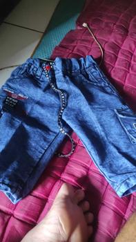 Product Review of Celana Jeans Anak-Anak Cowok Pendek Wonderfull WF Import Snow Blue - Grosir Murah from T**t 0