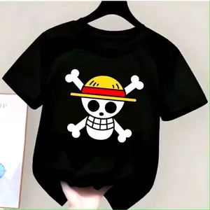 Kaos Anak Anak Motif One Piece Umur 2-16 Tahun