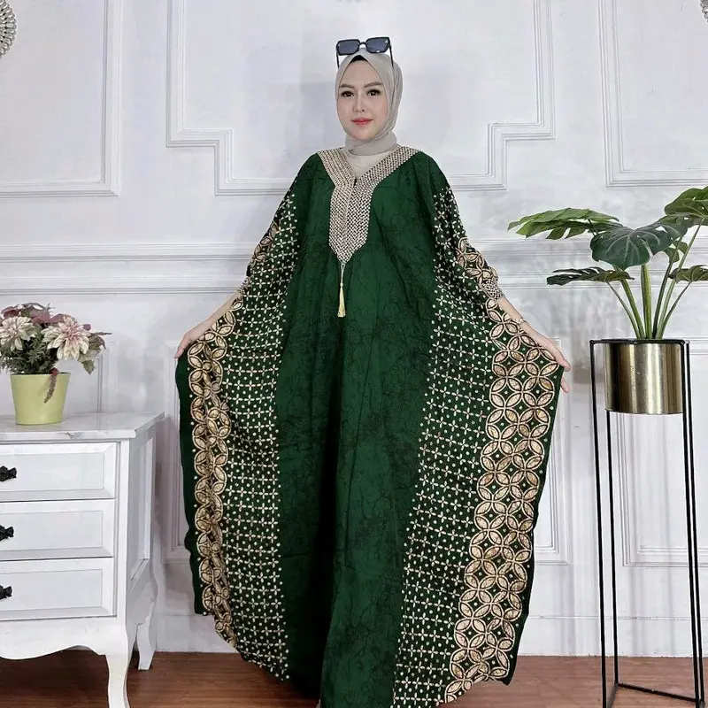 Kaftan / Gamis bahan katun LD 200 3