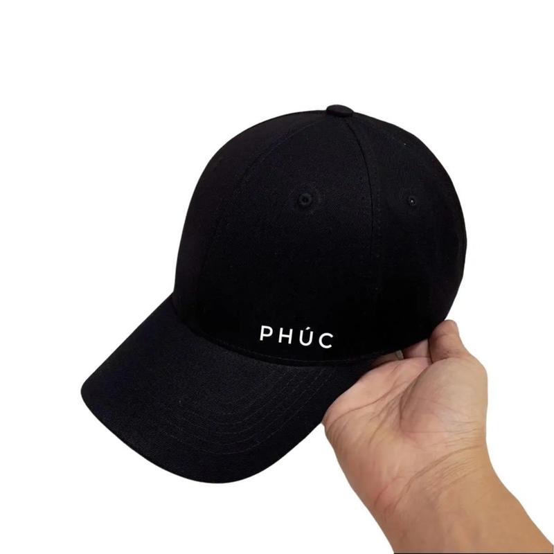  Mũ lưỡi trai cao cấp thêu tên Phúc  Huy  Tuan ...!  Nón kết korea hot trend 2025 thiết kế theo tên của bạn! Phong cách thể thao chống nắng nóng  Cotton Kaki Cap 