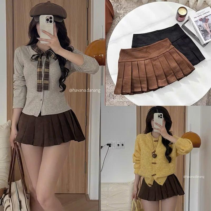 HAVANA Chân váy mini LYSA dáng xếp ly CV417