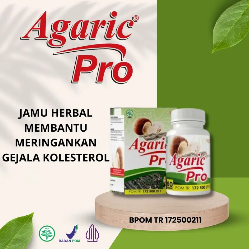 Agaric Pro AgaricPro Original untuk mengurangi Kolesterol coq 10 0
