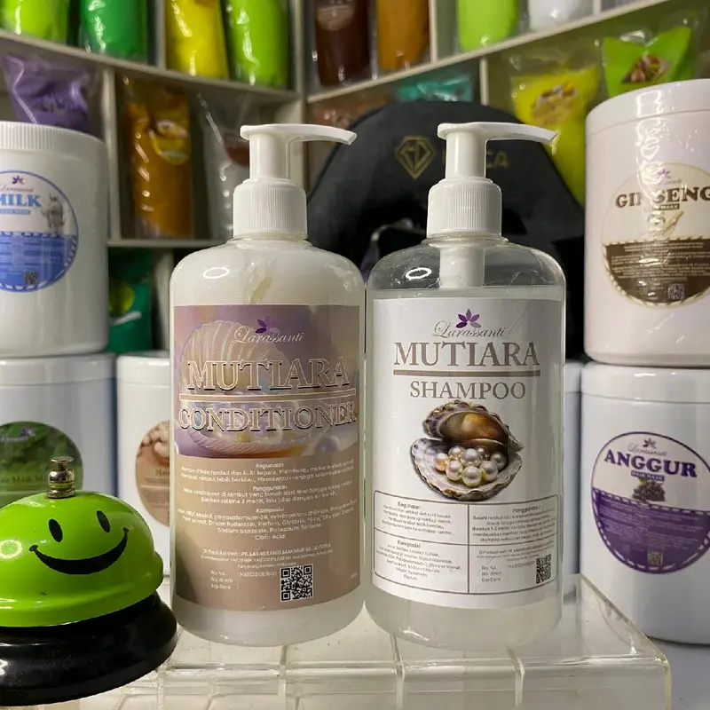 Paket conditioner dan shampo 500ml+500ml BPOM Perawatan Rambut salon profesional hair care 1