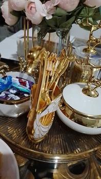 Product Review of Tempat Sendok Garpu Angsa Set Cutlery Holder Wadah Peralatan Makan Mewah Estetik Kitchenware pras man an from ** 0