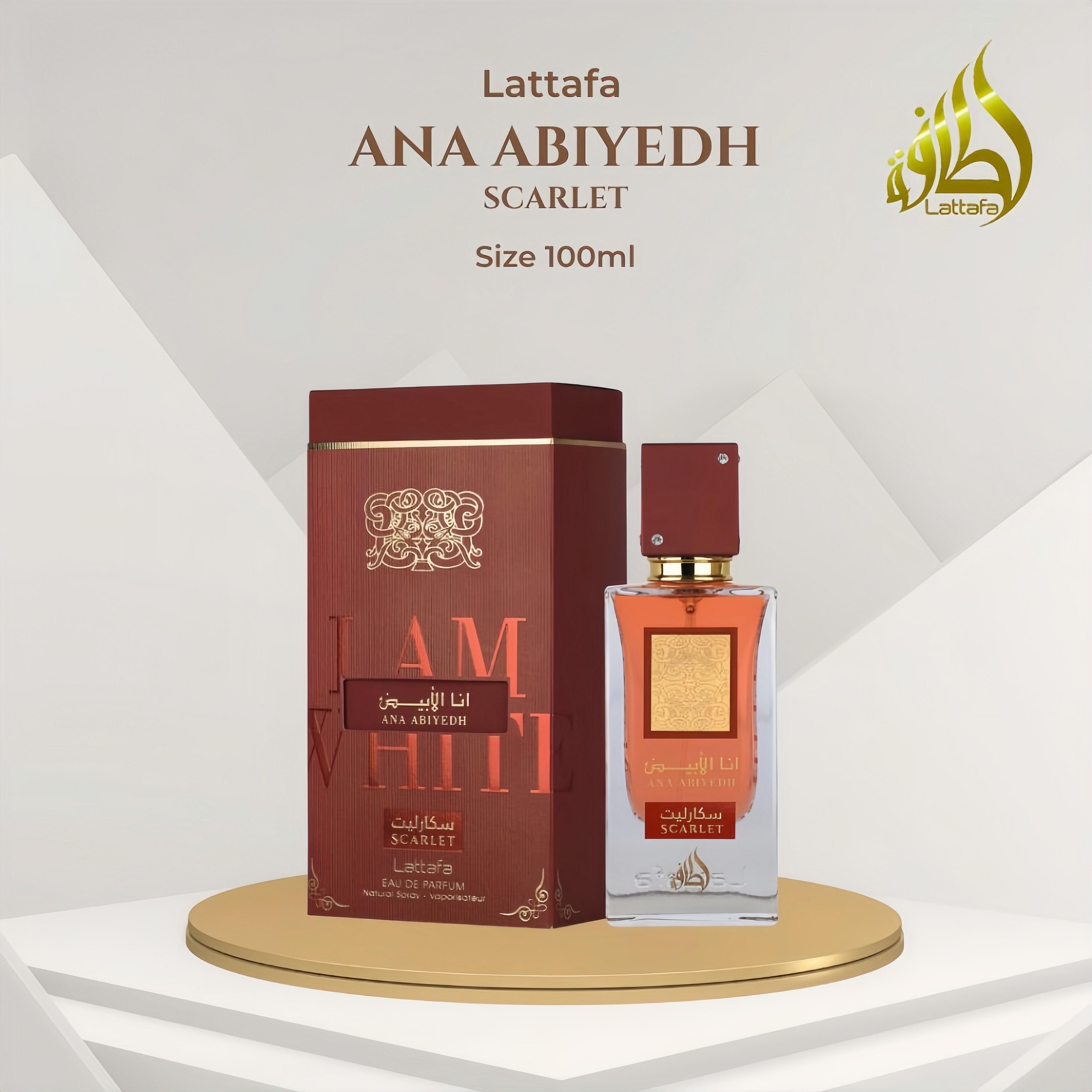 Lattafa Parfume Ana Abiyedh Rouge EDP 60ML Aura Merah Campuran Cemerlang Safron Amber Kayu Elegansi Modern Lattafa Parfume Ana Abiyedh Rouge EDP 60ML Aura Merah Campuran Cemerlang Safron Amber Kayu Elegansi Modern