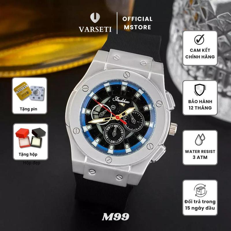 [ GIÁ MỞ BÁN ] - M99 Đồng Hồ Thời Trang , mặt kính ánh sáng Xanh , Không chống nước , bảo hành 12 tháng