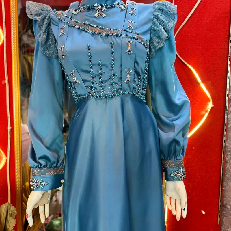 dres perpisahan.pesta.dan kondangan ..kebaya hasil jahitan.rapi ..dan cantik.sudsh di payet dan juga  berkualitas tinggi ..anda bs  reques dan chat dm..tuk kirim ukuran .warna dan  reques lainnyaa 8