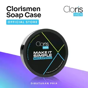 Case Soap Cloris Men Wadah Sabun Bulat Tempat Sabun Cloris Plastik