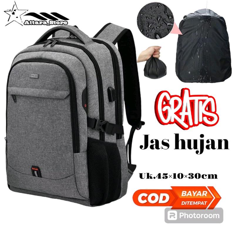 Gratis jas hujann Tas Ransel Kerja Tas Ransel laptop ,tas ransel sekolah anak laki laki Tas Punggung Laptop Tas Kantor 2