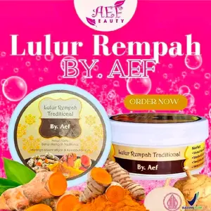 Aef Beauty Lulur Rempah Traditional By Aef Bahan Rempah Asli Mencerahkan Kulit dan Melembutkan