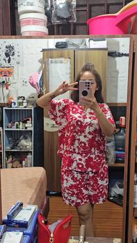 Product Review of Aretha One Set Motif Bunga Busui Friendly jumbo from C**ᬭ 1
